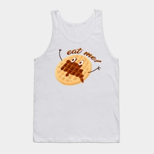 Eat me waffle t-shirt Tank Top